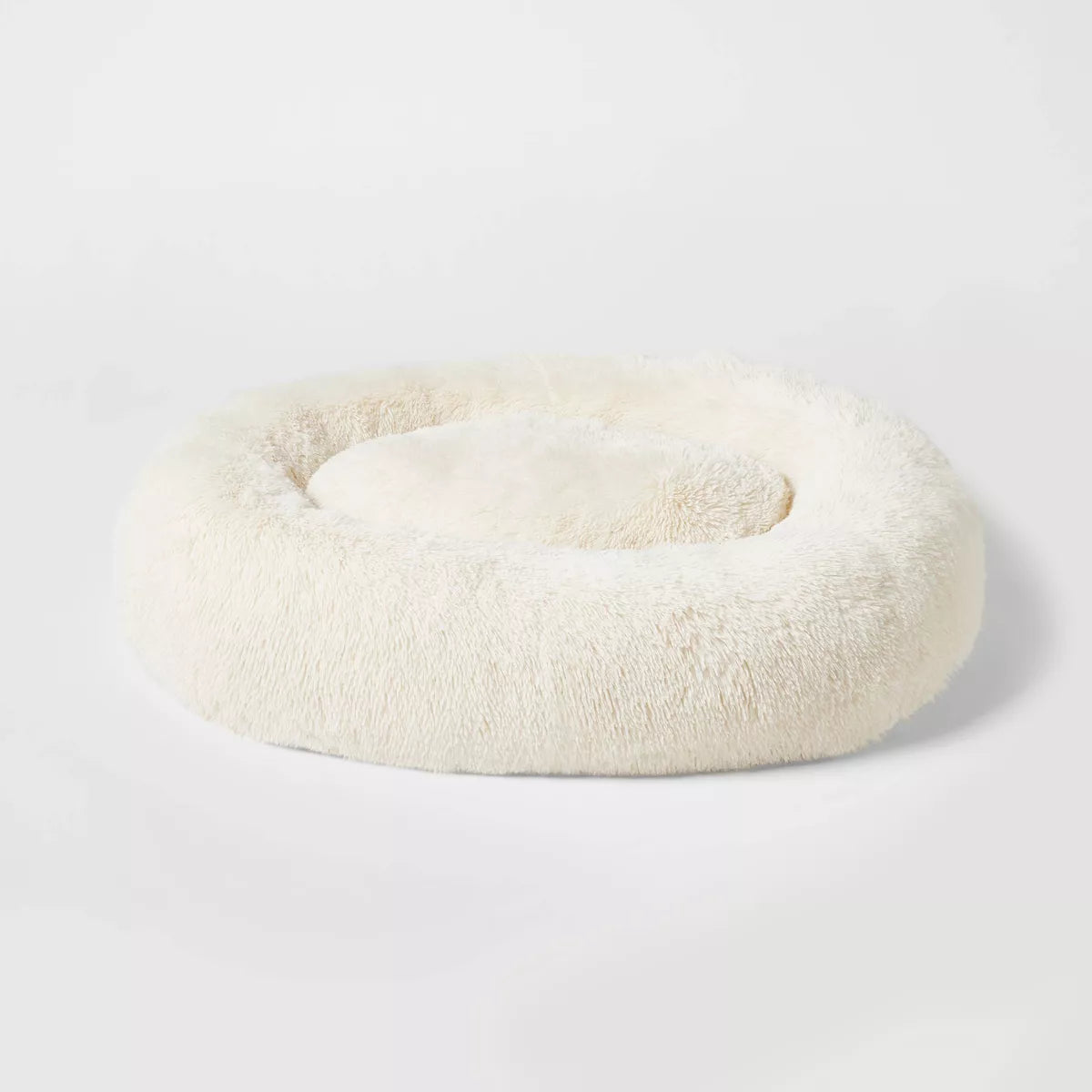 Donut Bolster Dog Bed - Boots & Barkley - Cream
