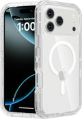 Magnetic for Iphone 17 Pro Max Case, Heavy Duty Phone Cases,Clear