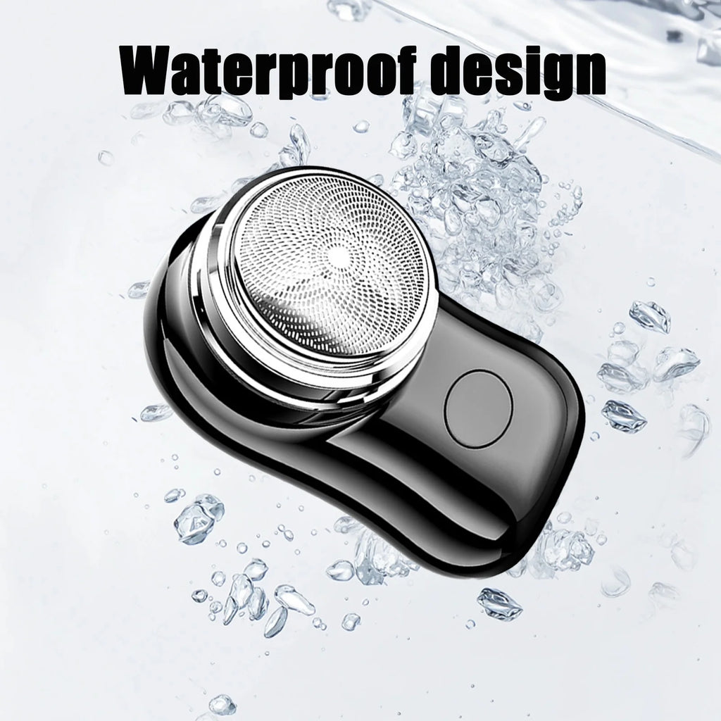 Electric Razor for Men, 2024 Mini Portable Electric Shaver Wet and Dry Mens Razor USB Rechargeable, One-Button Use for Home, Car, Travel, Father' Day Gift
