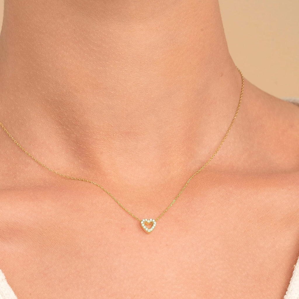 Heart Necklace for Women Girls, Gifts for Mom Grandma Wife Sister Daughter