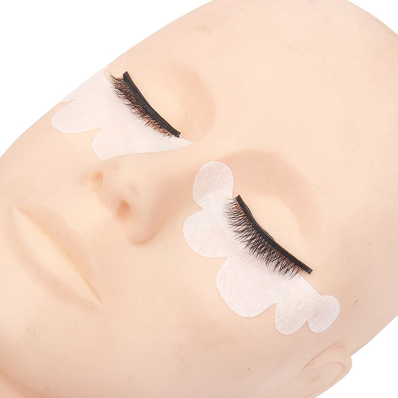 50 Pairs Cloud Shape Hydrogel Eye Patch under Eye Pad Gel Paper Stickers Eyelash Extension Supplies Protection Eye Makeup Tool