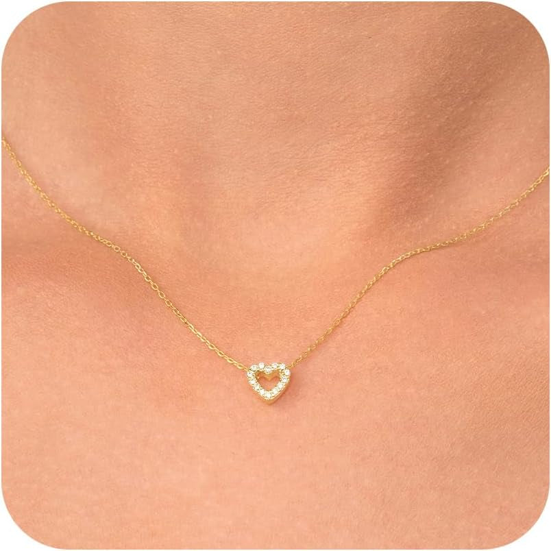 Heart Necklace for Women Girls, Gifts for Mom Grandma Wife Sister Daughter