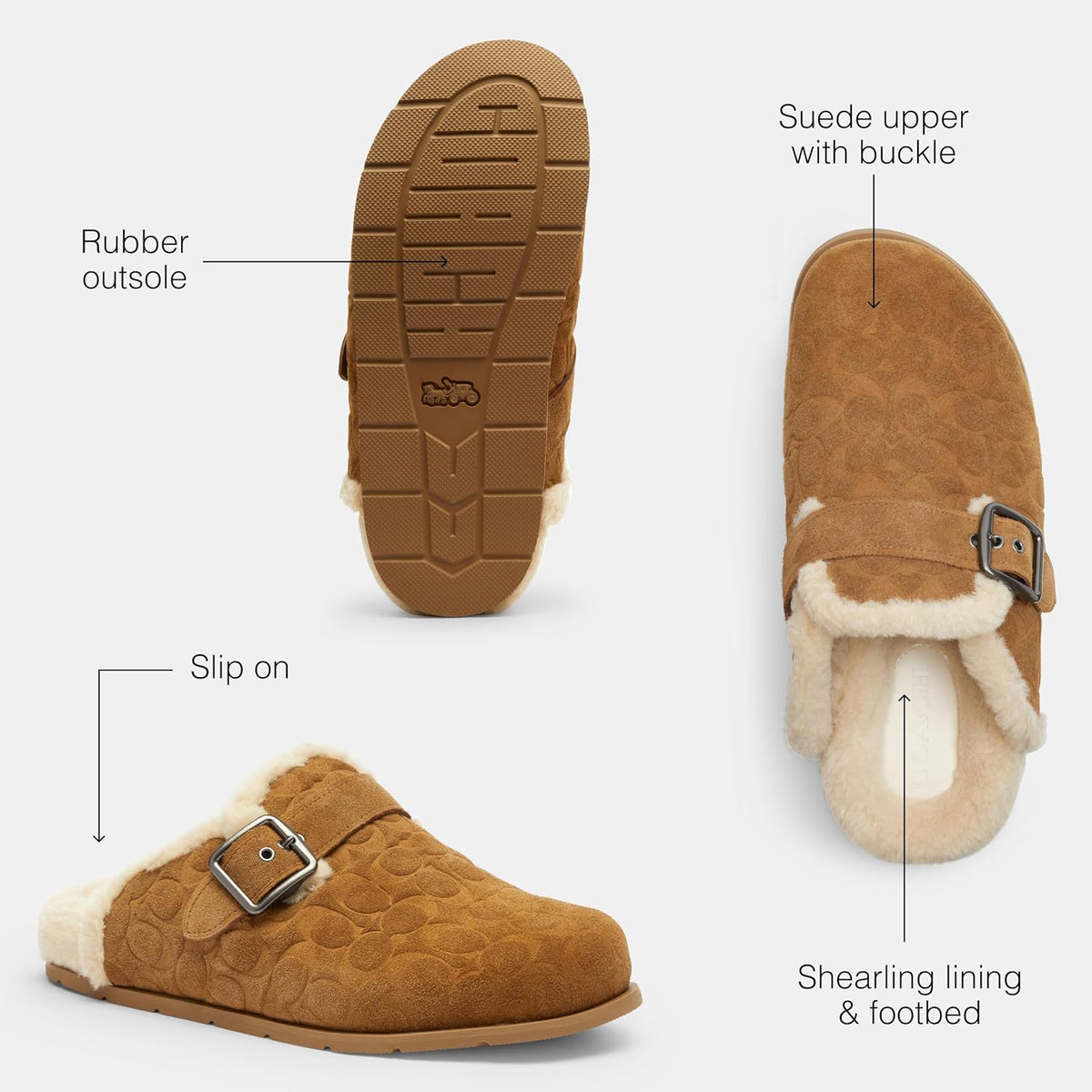 Coach Buckle Clog