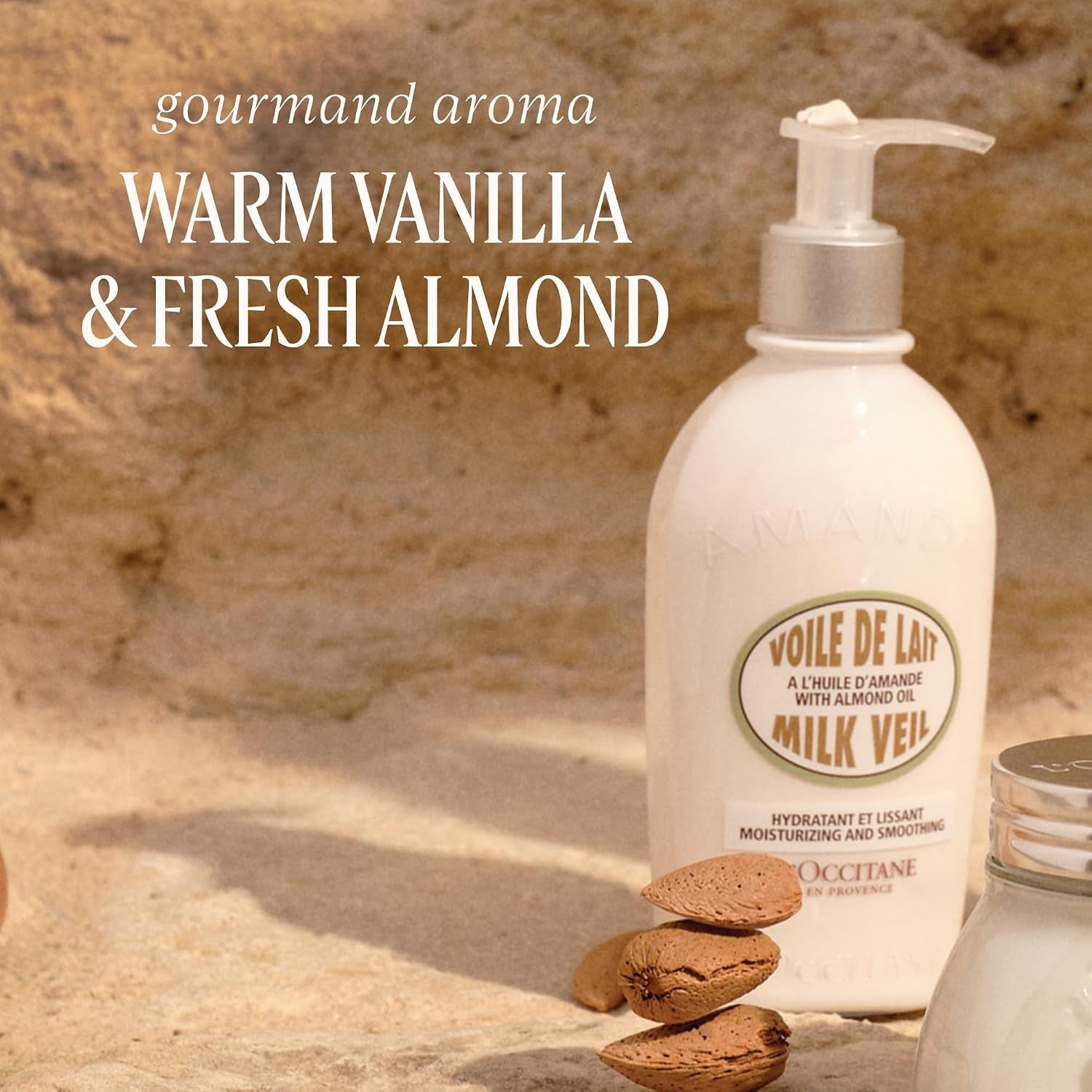L'OCCITANE Almond Milk Veil Body Lotion, Lightweight, Fast-Absorbing Care