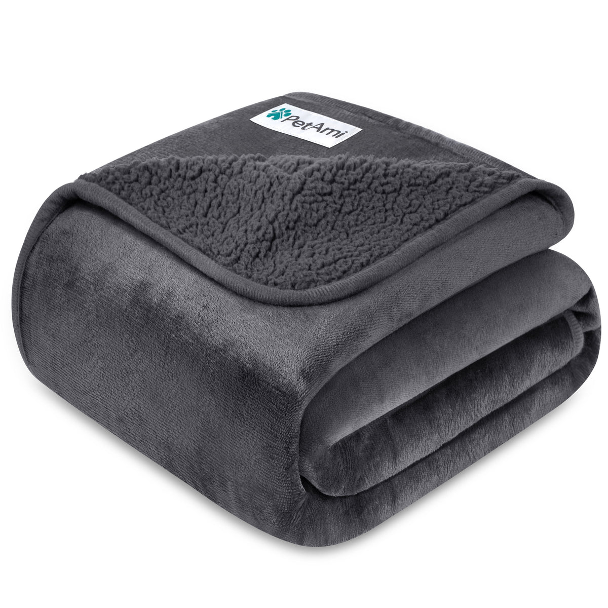 Waterproof Dog Blanket Puppy Cat Couch Bed Cover Queen, 90X90 Grey