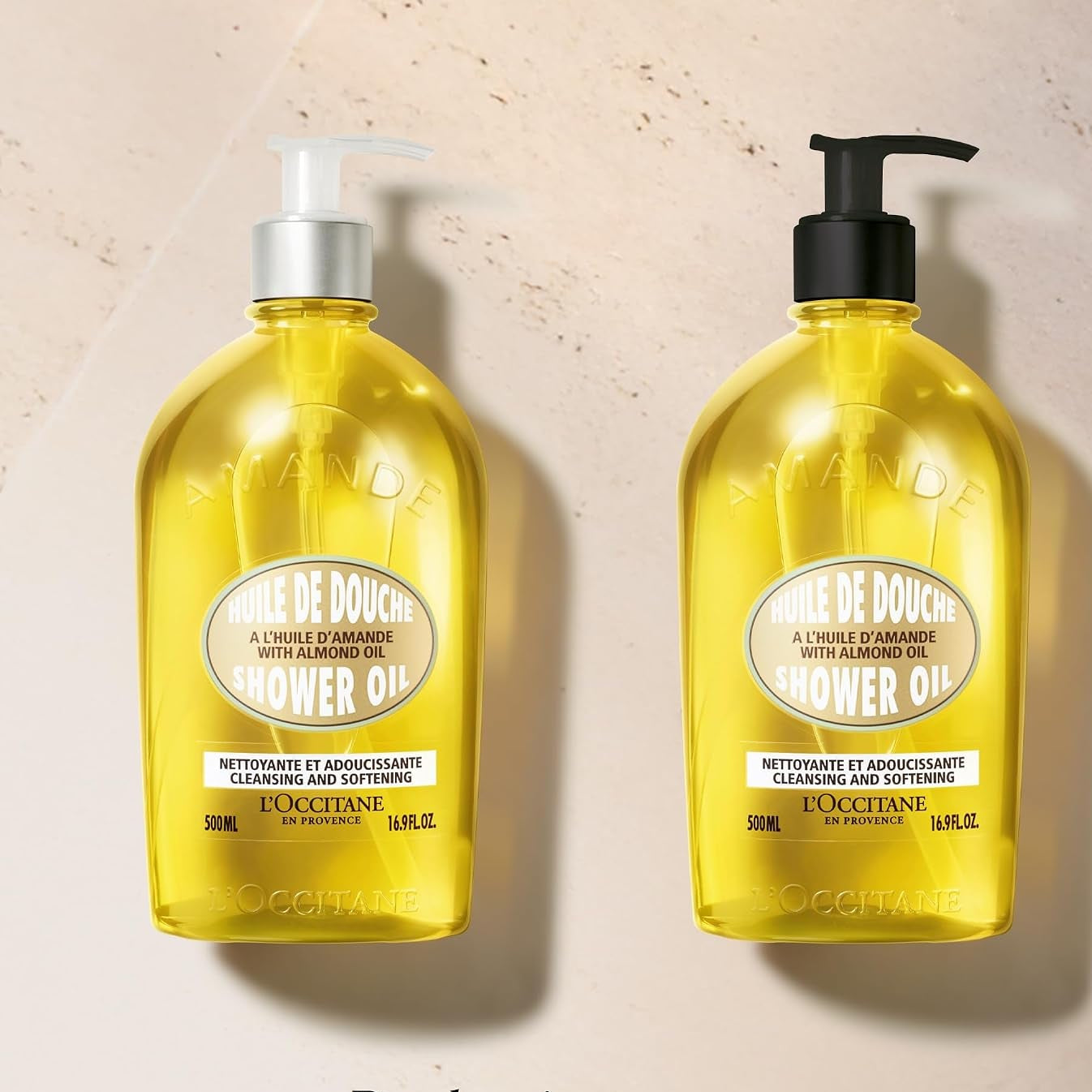 L'OCCITANE Almond Shower Oil, Cleansing Body Wash & Shaving Base, Vegan