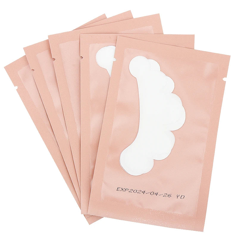 50 Pairs Cloud Shape Hydrogel Eye Patch under Eye Pad Gel Paper Stickers Eyelash Extension Supplies Protection Eye Makeup Tool
