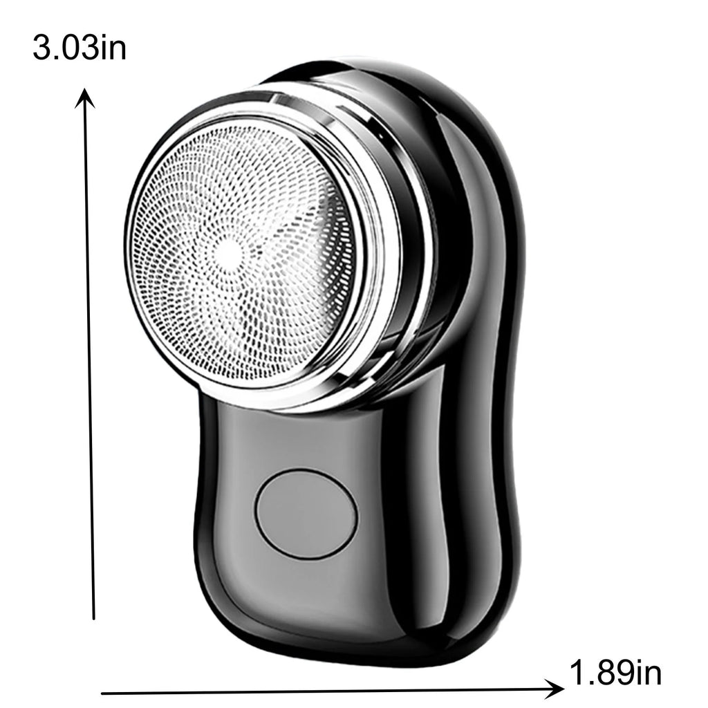 Electric Razor for Men, 2024 Mini Portable Electric Shaver Wet and Dry Mens Razor USB Rechargeable, One-Button Use for Home, Car, Travel, Father' Day Gift