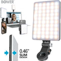 Clip-On Snap Light for Streaming, Selfies & Remote Work - USB-C, 8-Level Brightness, Black