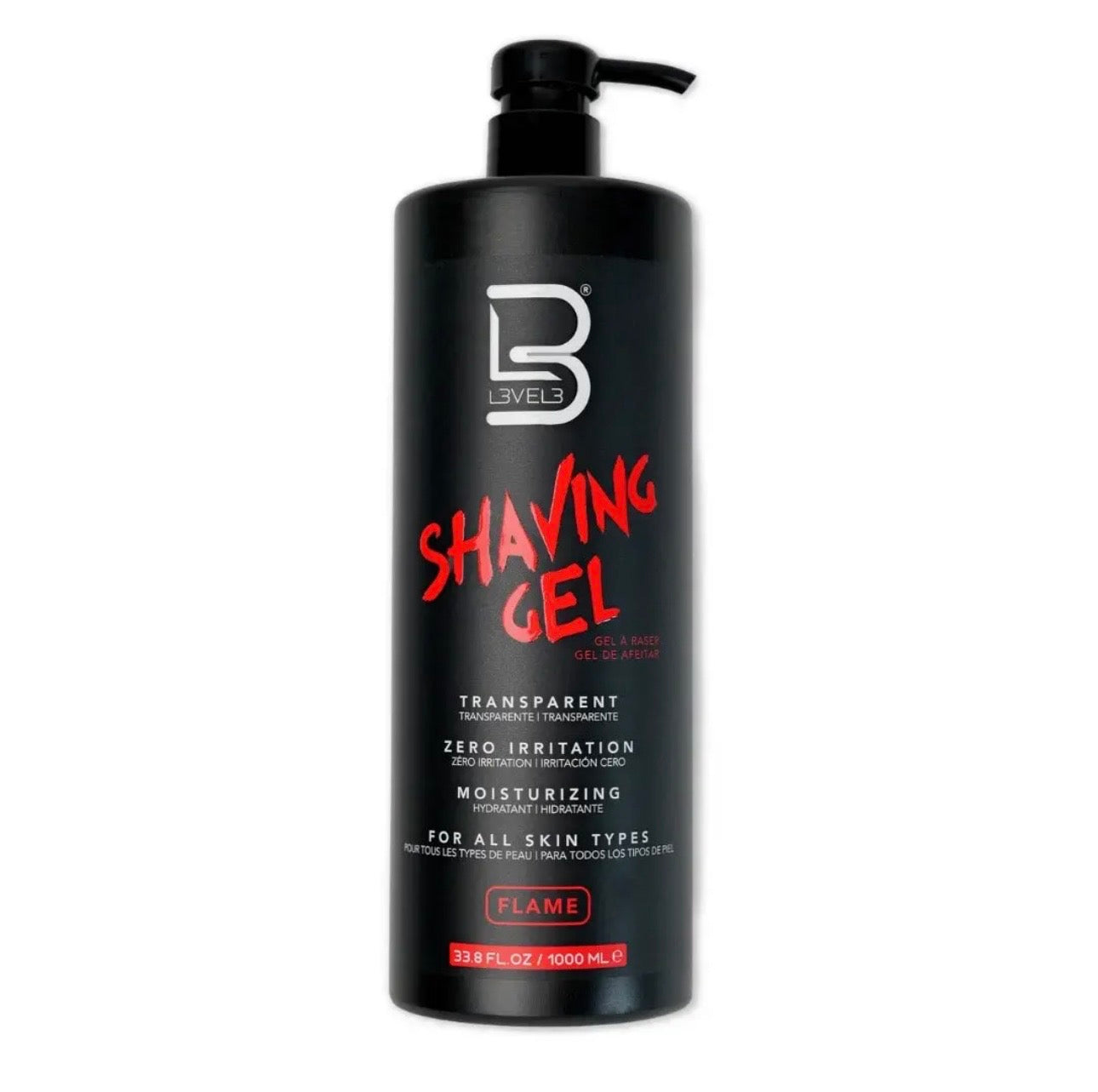 VE Ultra Clear Shaving Gel – Flame (1000Ml)