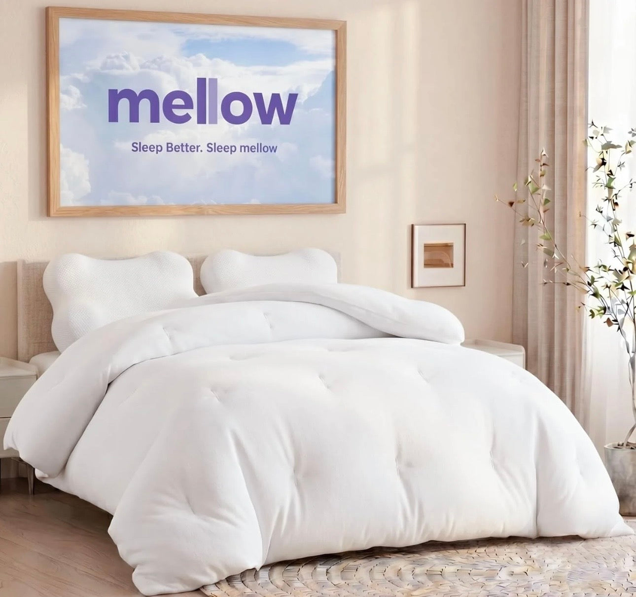 Marsh Comforter Full/Queen - Extra Fluffy Double-Stuffed down Alternative Duvet Insert, All-Season Temperature-Balancing, Oeko-Tex Class I Fabric, Box-Stitch, Machine Washable