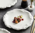 Simple Solid Color Tableware Porcelain Pasta Steak Plate