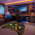 Game Controllers Shaped Rugs - Gaming Rugs for Boys Room Gaming Floor Mat Video Game Themed Bedroom Carpet for Kids,5X7 Feet