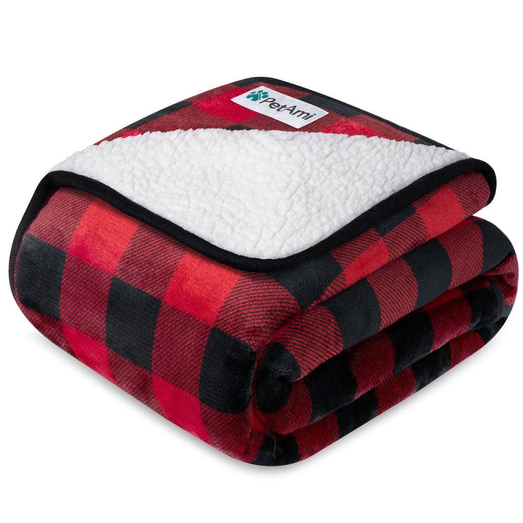Waterproof Dog Blanket Pet Cat Medium Couch Cover 29X40 Checker Red