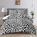 Leopard Print Comforter Set - Queen Size, Cheetah Print Sheets, Animal Theme Decor for Boys & Girls
