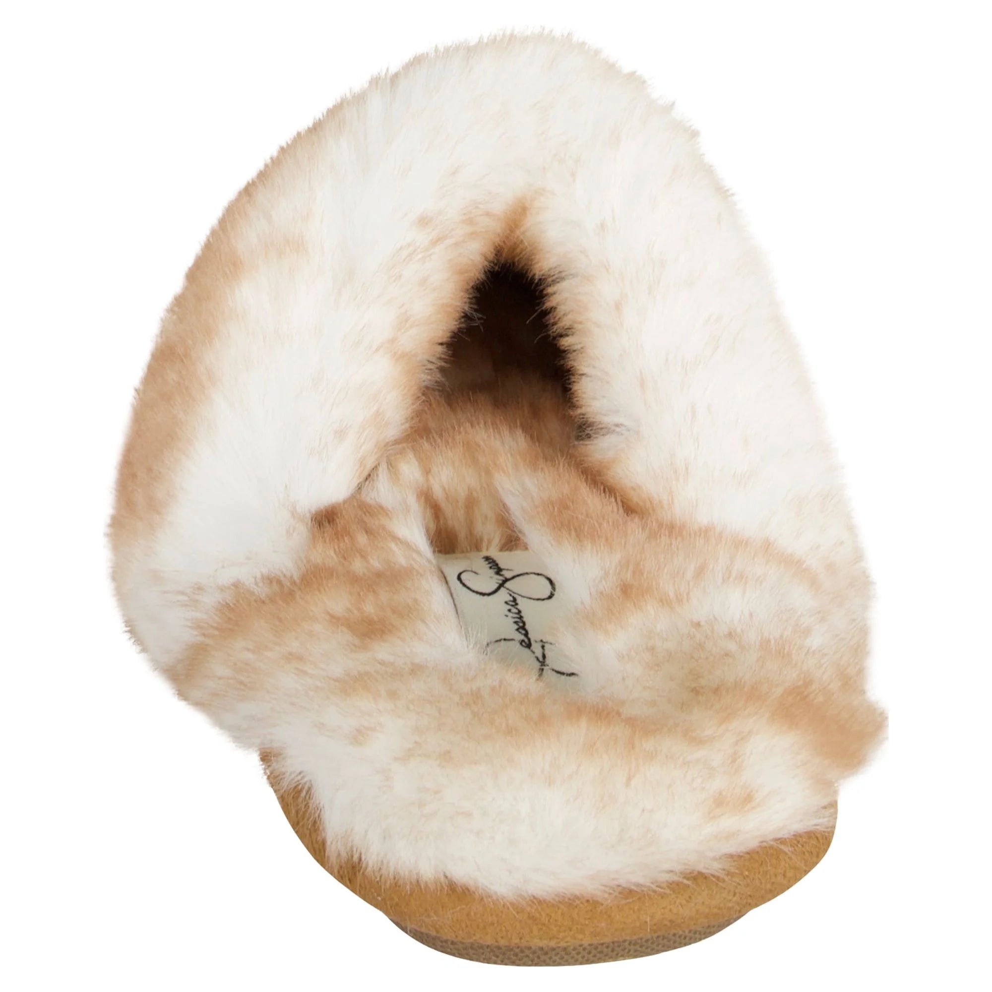 Comfy Faux Fur Womens House Slipper Scuff Memory Foam Slip on Anti-Skid Sole