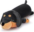30'' Giant Black Dachshund Dog Plush Stuffed Animal- Big Weiner Dog Plush Pillow Plushies, Large Dachshund Plush Toy, Hugging Weiner Dog Stuffed Animal, Birthday Gifts for Kids Valentine‘S Day Gift