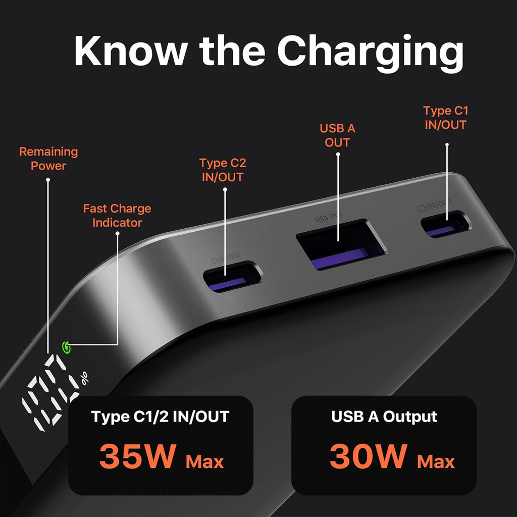 Portable Charger 35W 10000Mah Power Bank